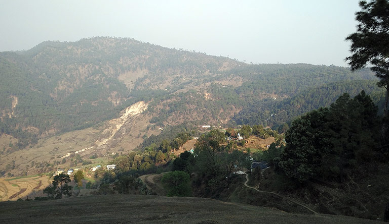 hills-view-near-chaukori-uttarakhand-india