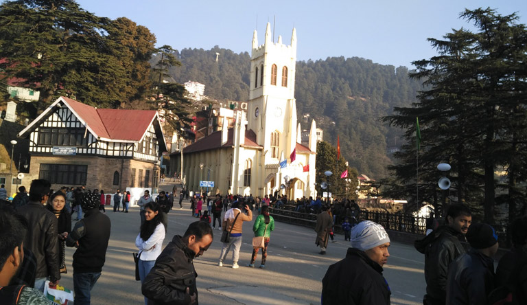 shimla-church-himachal-india
