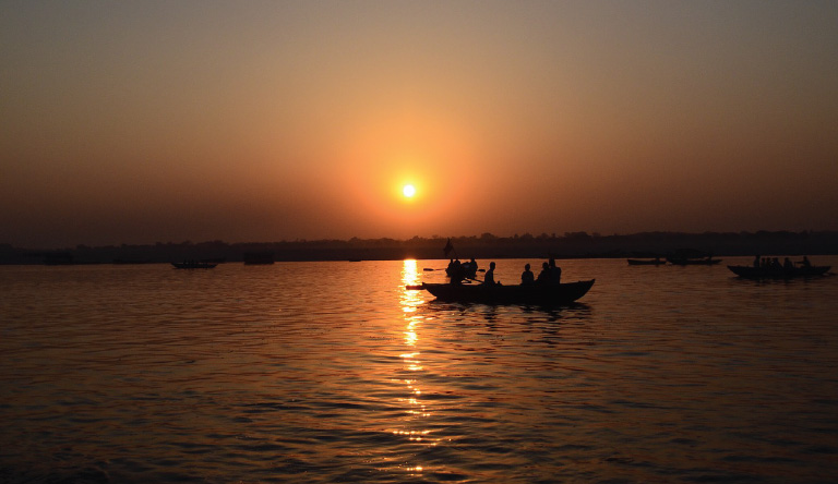 sunset-view-varanasi-uttarpradesh-india